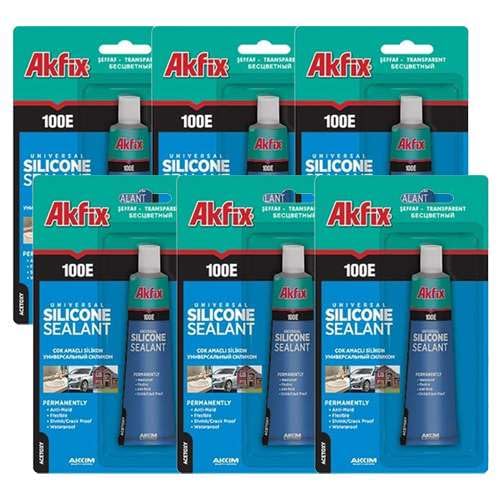 Akfix 100E Universal Silicone Sealant - 10.1 fl oz