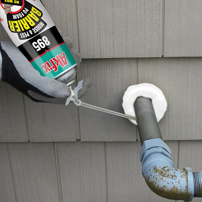 Akfix 895 Mouse & Pest Barrier Polyurethane Straw Foam - Usage