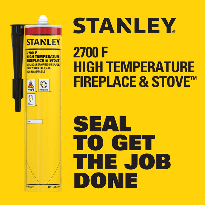 Stanley 2700°F High Temperature Sealant Fireplace & Stove 10.1 fl oz