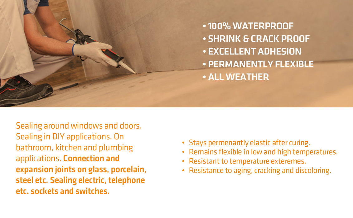 Kraken Bond Ultra Performance Caulk Sealant - Features 2