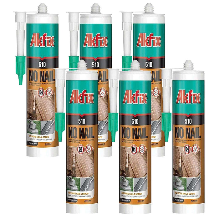 Akfix 510 No Nail Construction Adhesive - 6 Pack