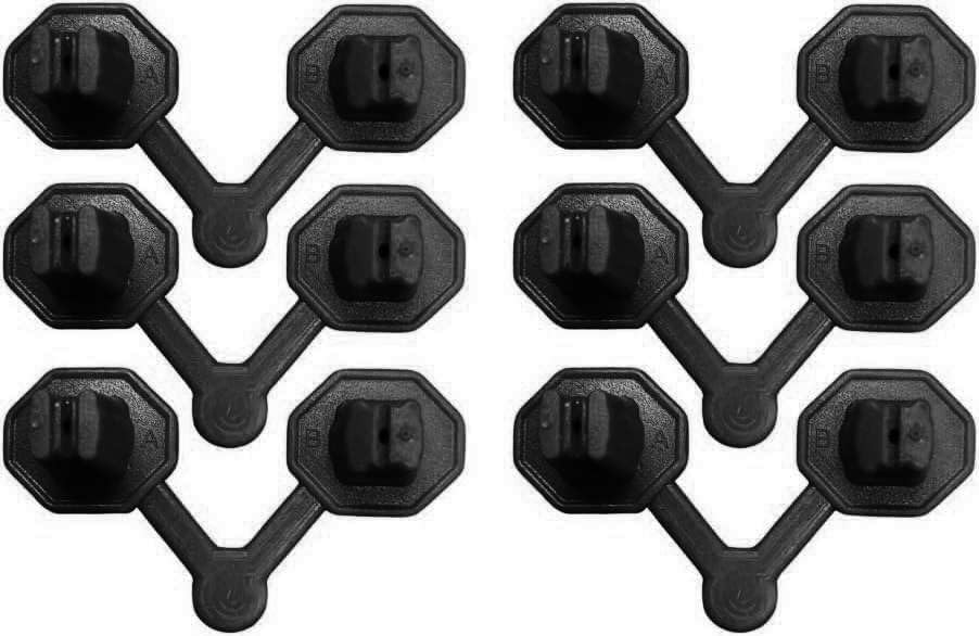 Kraken Bond Fastcoat Insulation Spray Foam Nozzle Black - 6 Pack