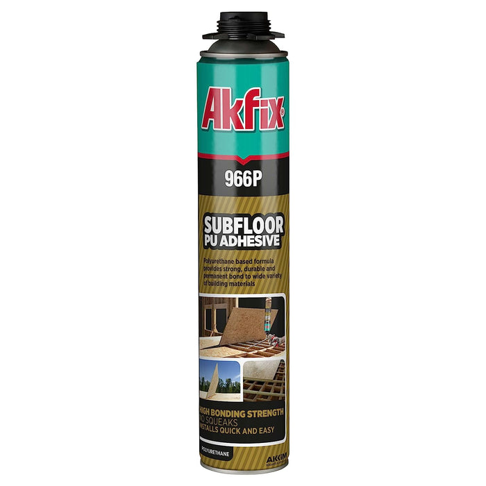 Akfix 966P Subfloor Polyurethane Adhesive Gun Foam - 1 Pack