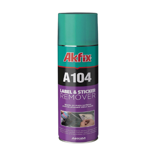 Akfix A104 Label & Sticker Remover Spray - 1 Pack