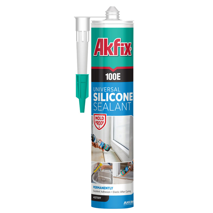 Akfix 100E Universal Silicone Sealant - 10.1 fl oz