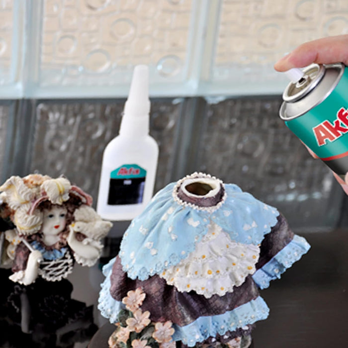 Akfix 710 Stone & Marble Fast Adhesive with Activator - Usage 5