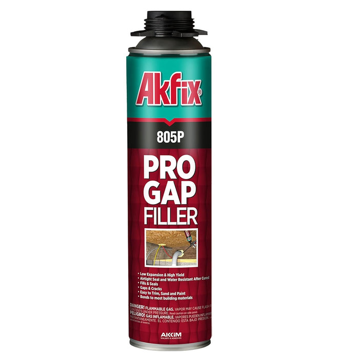 Akfix 805P Pro Gap Filler, Insulation Gun Foam Sealant 29 oz