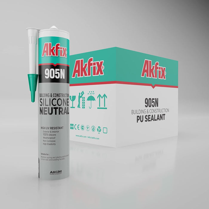 Akfix 905N Neutral Silicone Sealant - Pack
