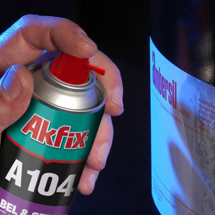 Akfix A104 Label & Sticker Remover Spray - Usage 4