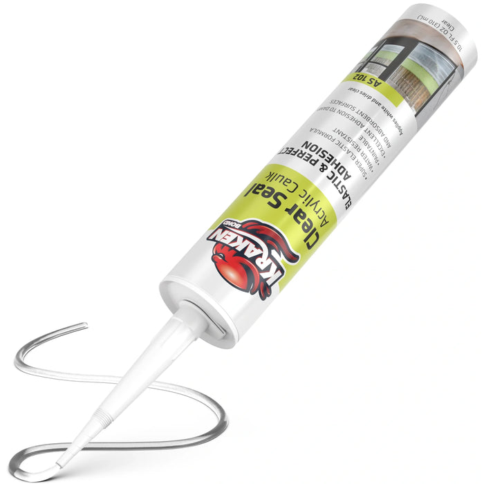 Kraken Bond Clear Seal Acrylic Caulk - 10.5 oz