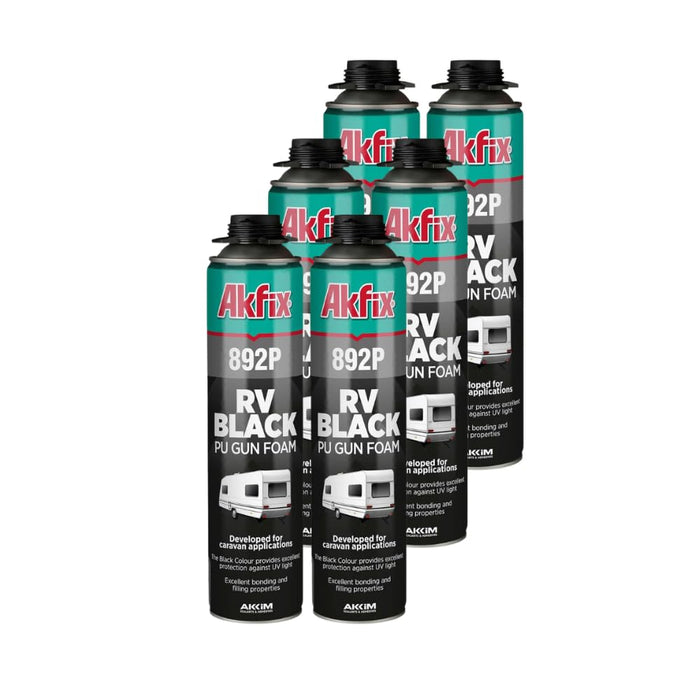 Akfix 892P Black Foam Sealant & Adhesive - 24oz
