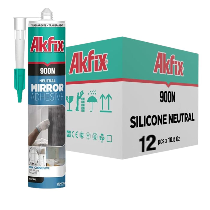 Akfix 900N Neutral Mirror Adhesive - 12 Pack