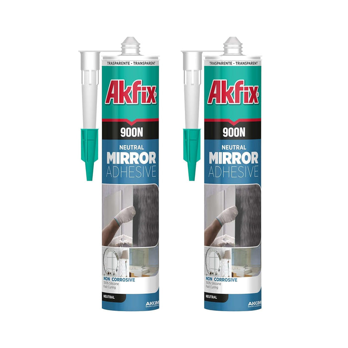 Akfix 900N Neutral Mirror Adhesive - 2 Pack