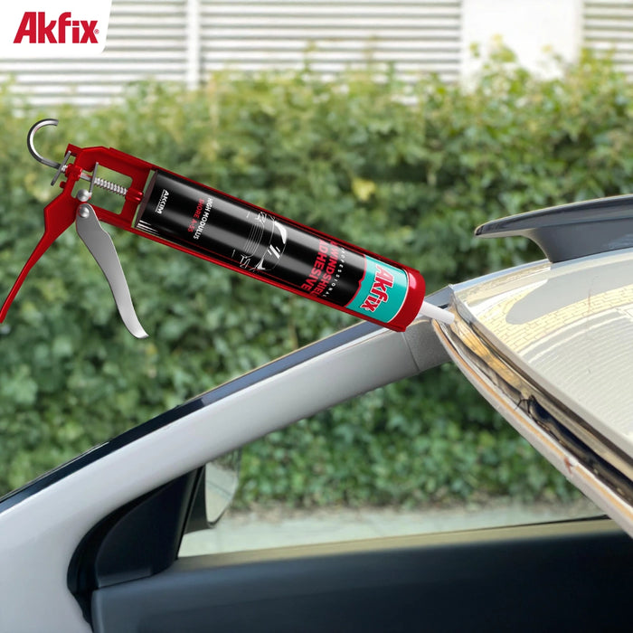 Akfix Polyurethane Windshield Adhesive - Black, 10.1 fl oz