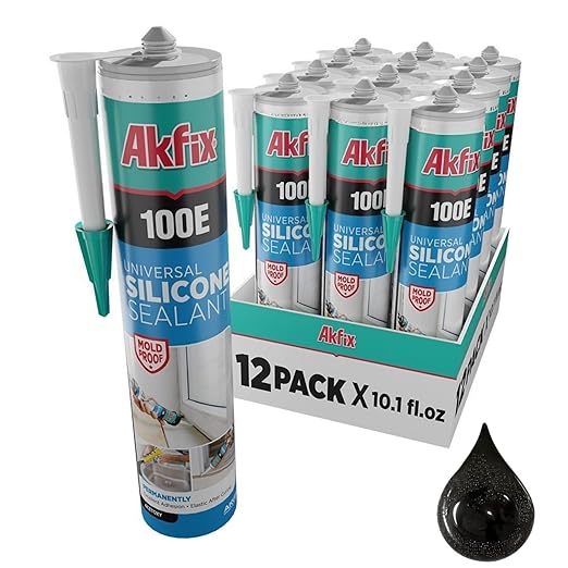 Akfix 100E Universal Silicone Sealant - 10.1 fl oz