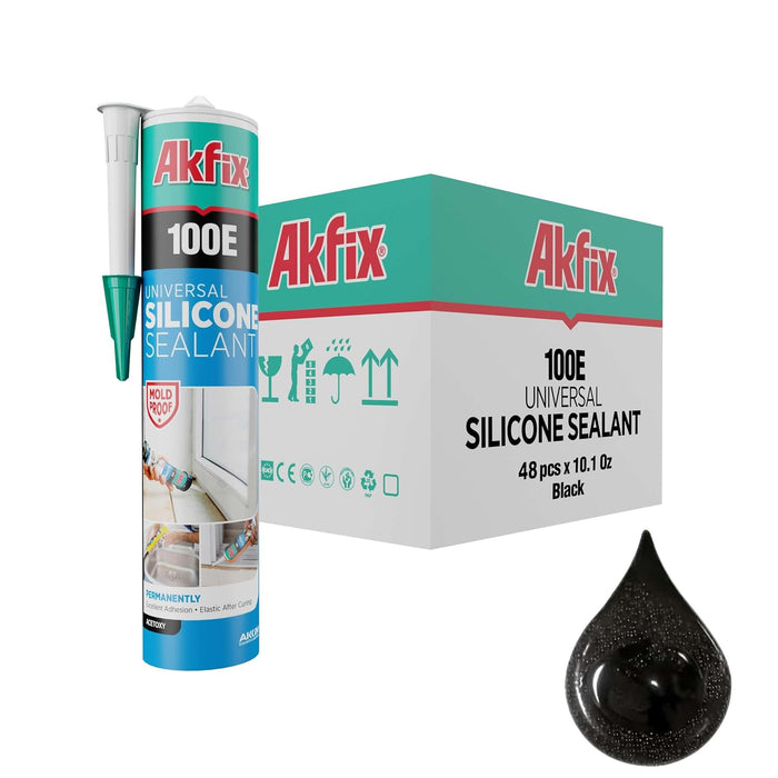 Akfix 100E Universal Silicone Sealant - 10.1 fl oz