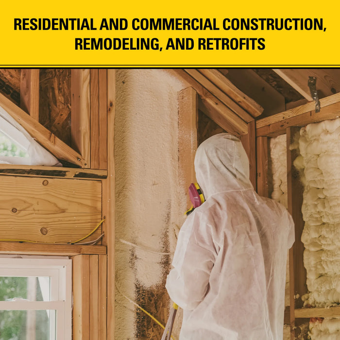 Stanley F994C Supercoat Canister Foam 600™ - Two Component Spray Foam Insulation Kit (600 board feet) - Class A Fire Rated, Closed Cell