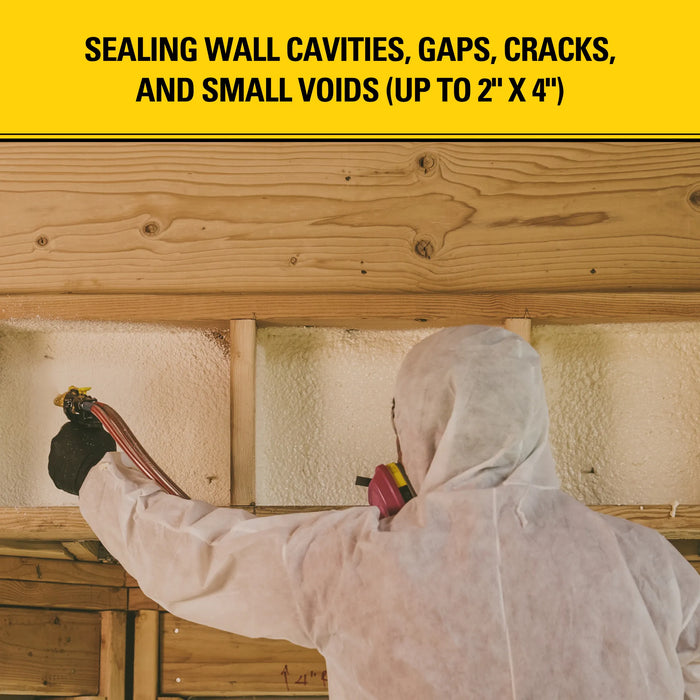 Stanley F994C Supercoat Canister Foam 600™ - Two Component Spray Foam Insulation Kit (600 board feet) - Class A Fire Rated, Closed Cell