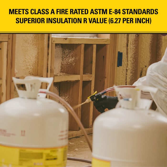 Stanley F994C Supercoat Canister Foam 600™ - Two Component Spray Foam Insulation Kit (600 board feet) - Class A Fire Rated, Closed Cell