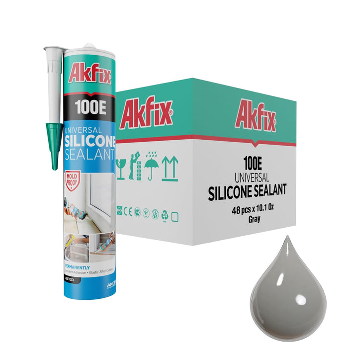 Akfix 100E Universal Silicone Sealant - 10.1 fl oz