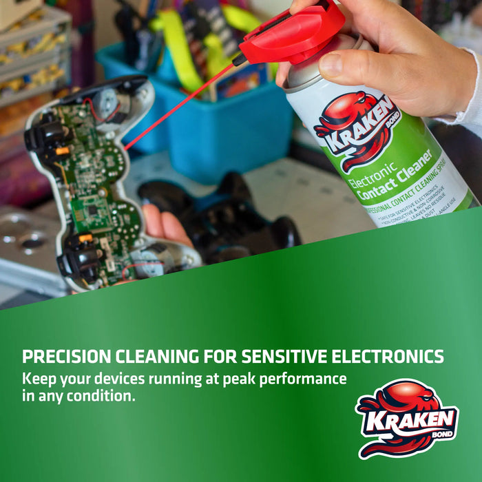 Kraken Bond TE-108 Electronic Contact Cleaner, 11 oz