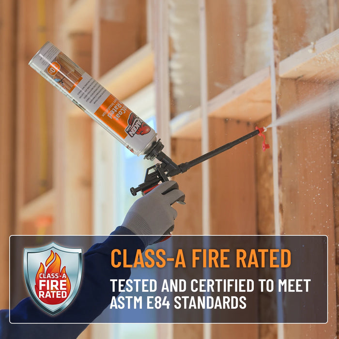 Kraken Bond FastCoat Insulation Spray Foam (Closed Cell Expanding Foam), Class A Fire Rated