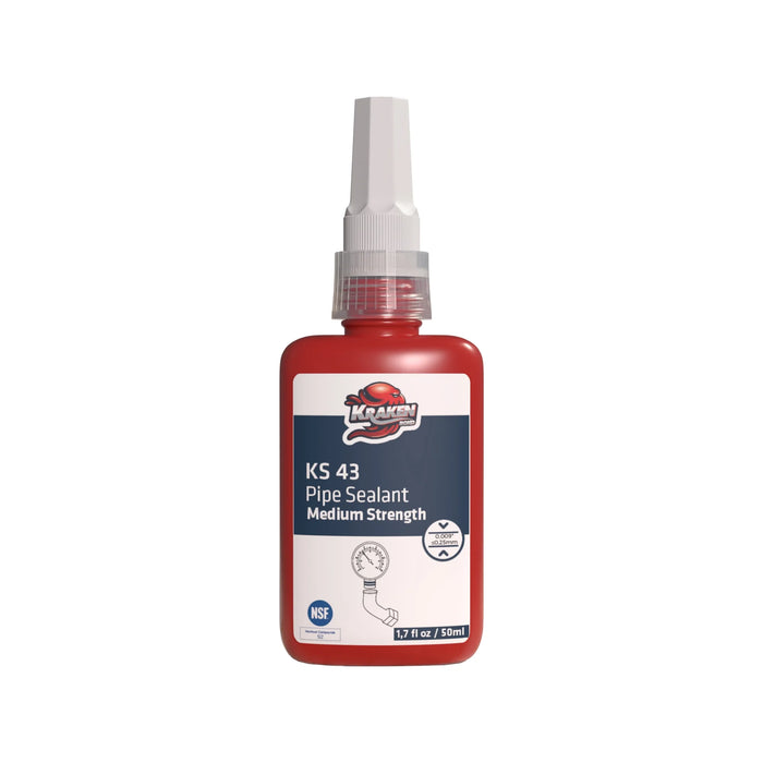 Kraken Bond Pipe Thread Sealant Medium Strength  - KS 43, 1 pack