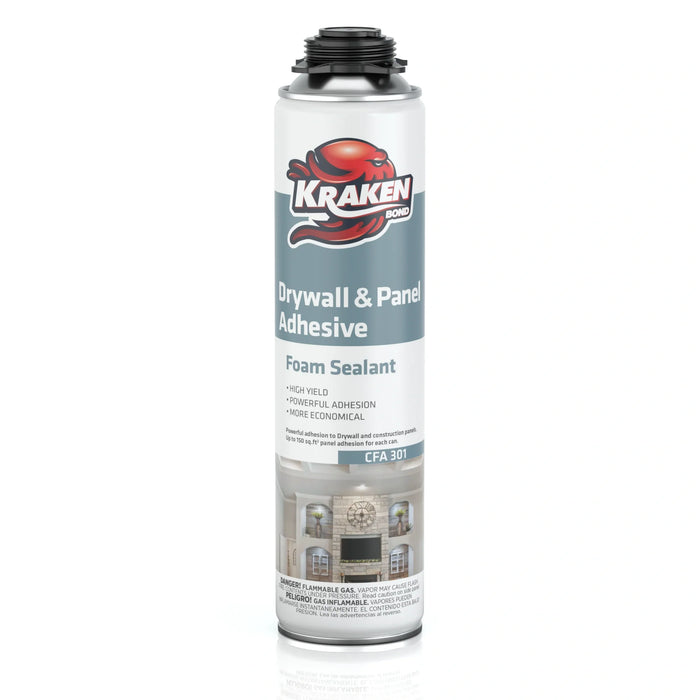 Kraken Drywall & Panel Adhesive Foam - Gun Foam, 24 oz