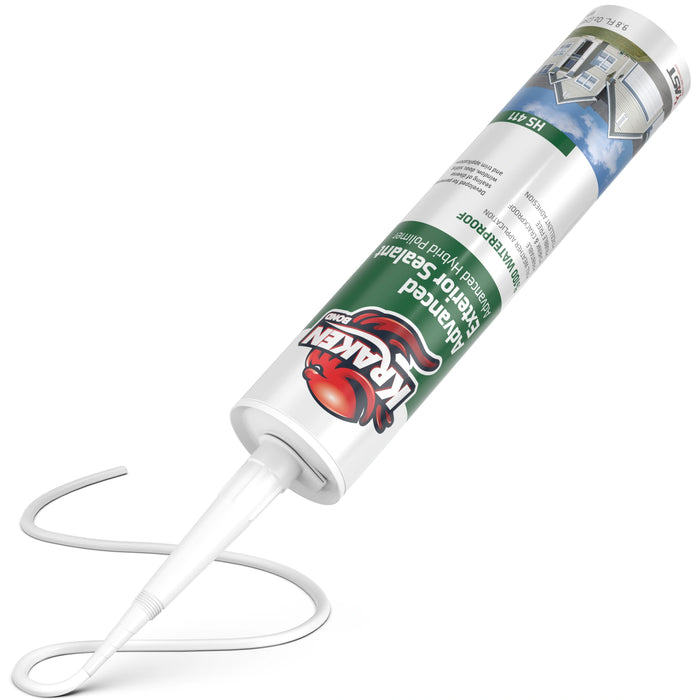 Kraken Bond Advanced Exterior Sealant - White, 9.8 fl oz