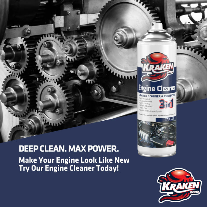 Kraken Bond Engine Cleaner and Degreaser Spray - 12.3 oz