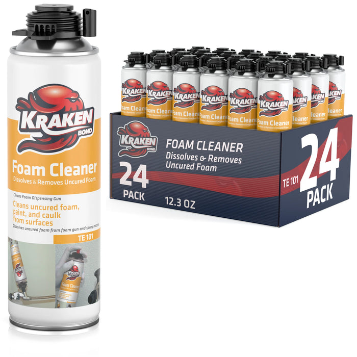 Kraken Bond Polyurethane Foam and Foam Gun Cleaner 12.3 oz