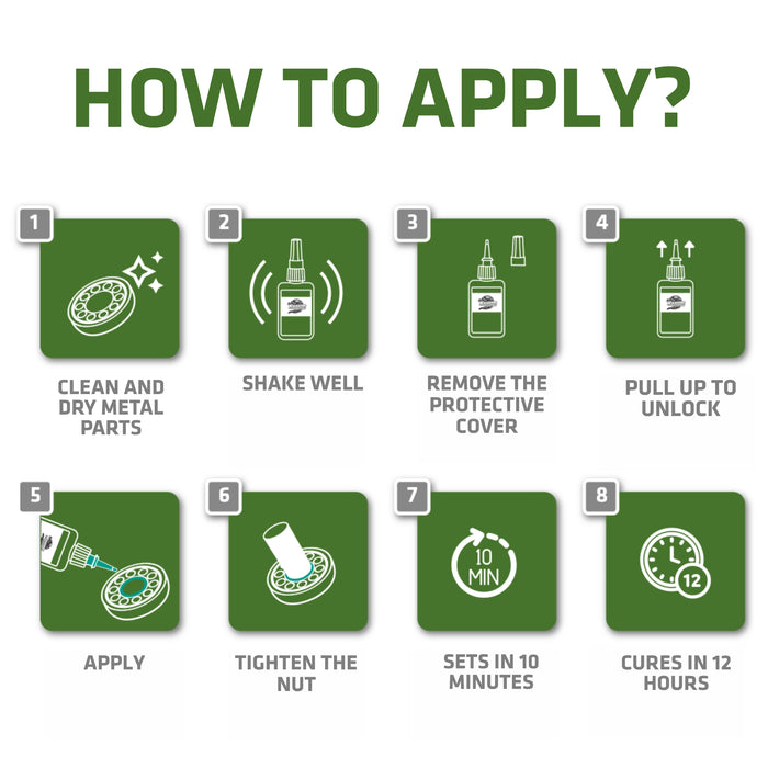 Kraken Bond High Strength Retaining Compound - KR 38, 1.7 fl oz / 50 ml