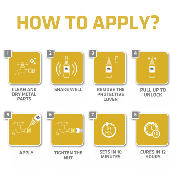 Kraken Bond Pipe Thread Sealant High Viscosity - KP 77, 1.7 fl oz / 50 ml