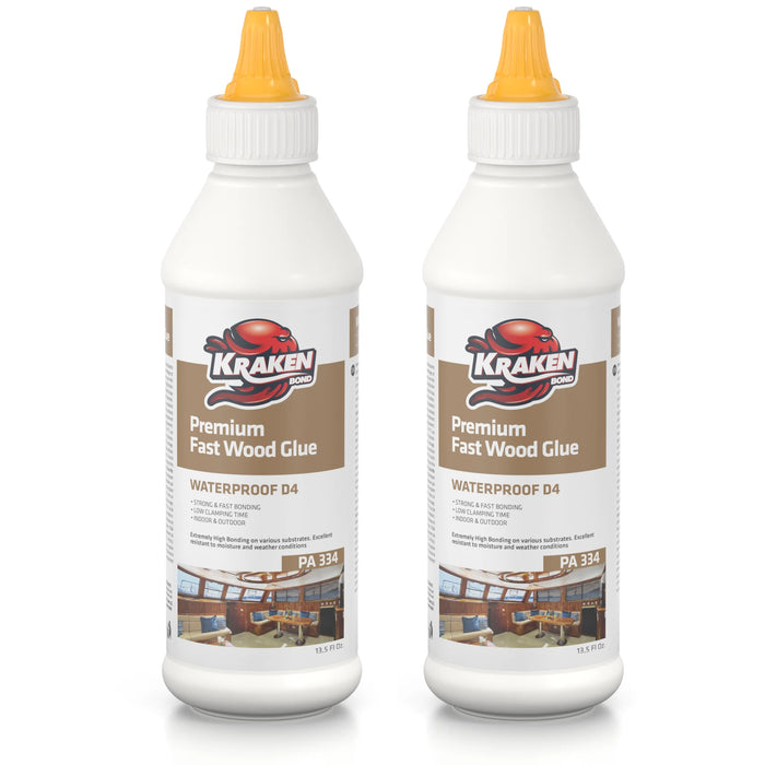 Kraken Bond D4 Premium Fast Wood Glue - 13.5 fl oz