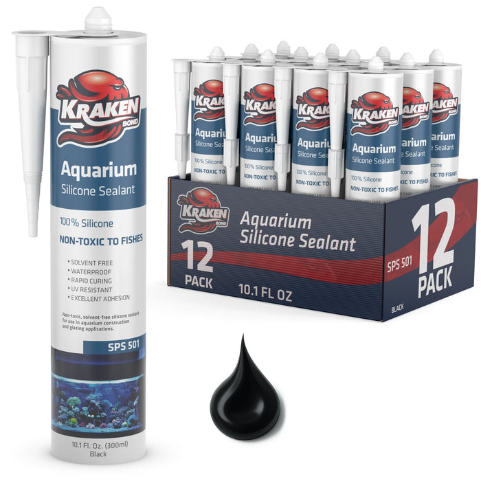 Kraken Bond Aquarium 100% Silicone Sealant - 10.1 fl oz