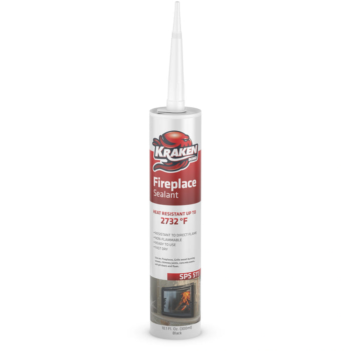 Kraken Bond Fireplace Sealant - Fireplace Caulk, 10.1 fl oz
