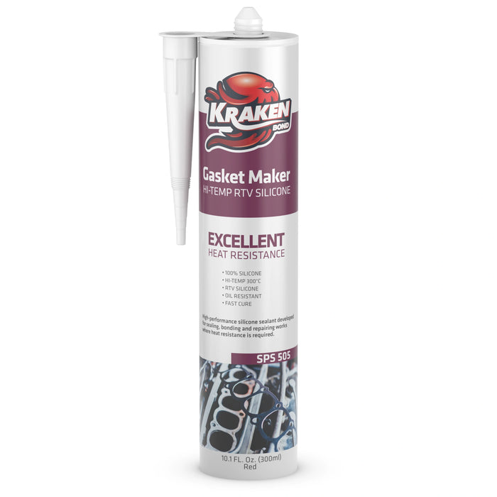 Kraken Bond Gasket Maker RTV Silicone - 10.1 fl oz
