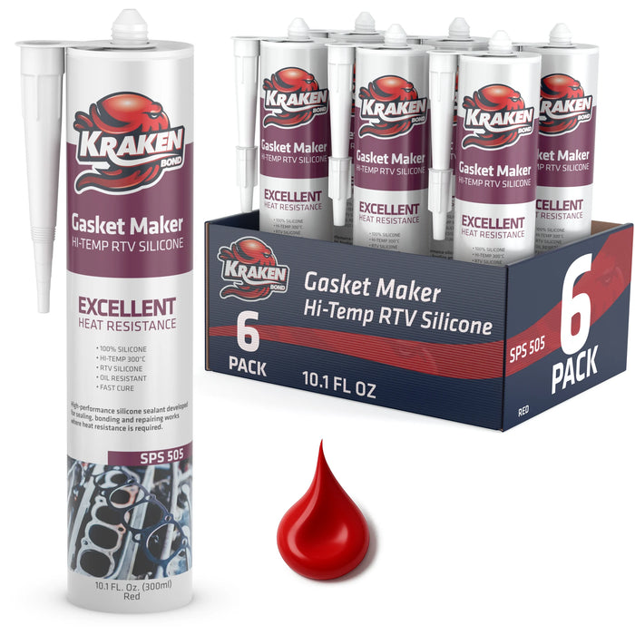 Kraken Bond Gasket Maker RTV Silicone - 10.1 fl oz