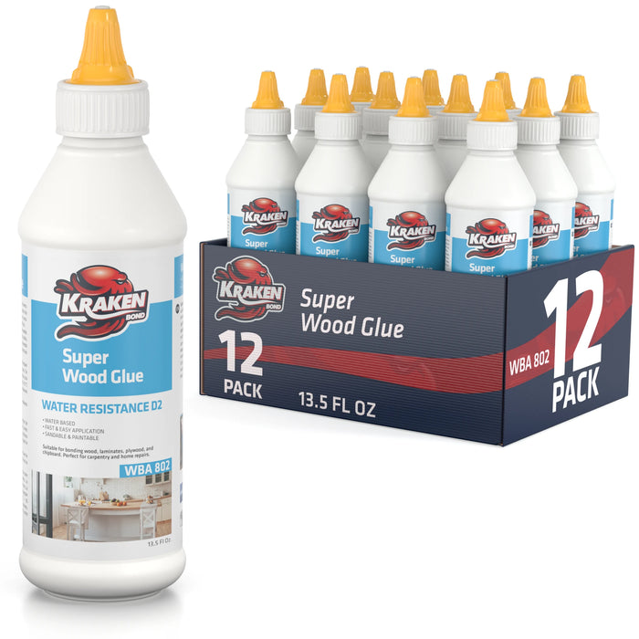 Kraken Bond D2 White PVA Super Wood Glue - 13.5 fl oz