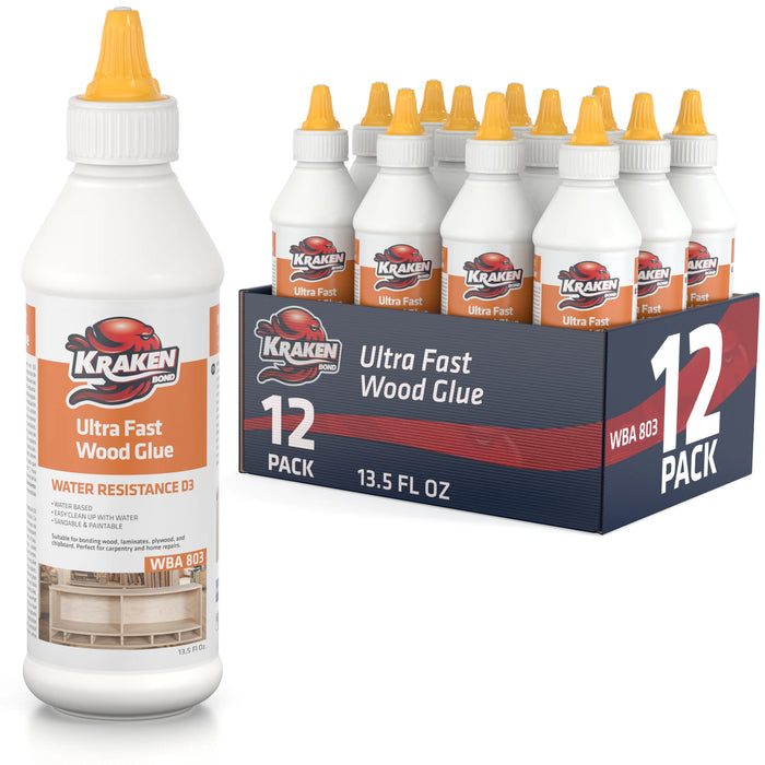 Kraken Bond D3 White PVA Ultra Fast Wood Glue - 13.5 fl oz