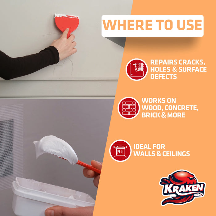 Kraken Bond Wall Repair Patch Kit -9.4 fl oz