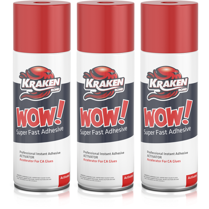 Kraken Bond WOW CA Glue Accelerator Spray (Only Activator)