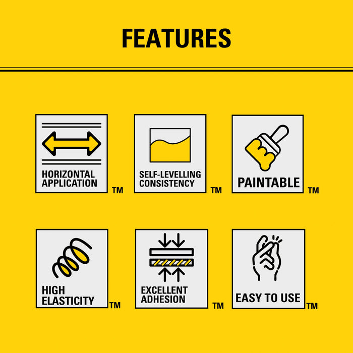 Stanley S362 Specialty Self Leveling Sealant Sausage - White, 20.3oz