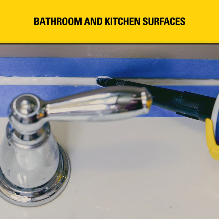 Stanley S422 Kitchen & Bath Tub & Tile Silicone Sealant (Acetoxy cure) - White/Clear, 10.1 fl oz