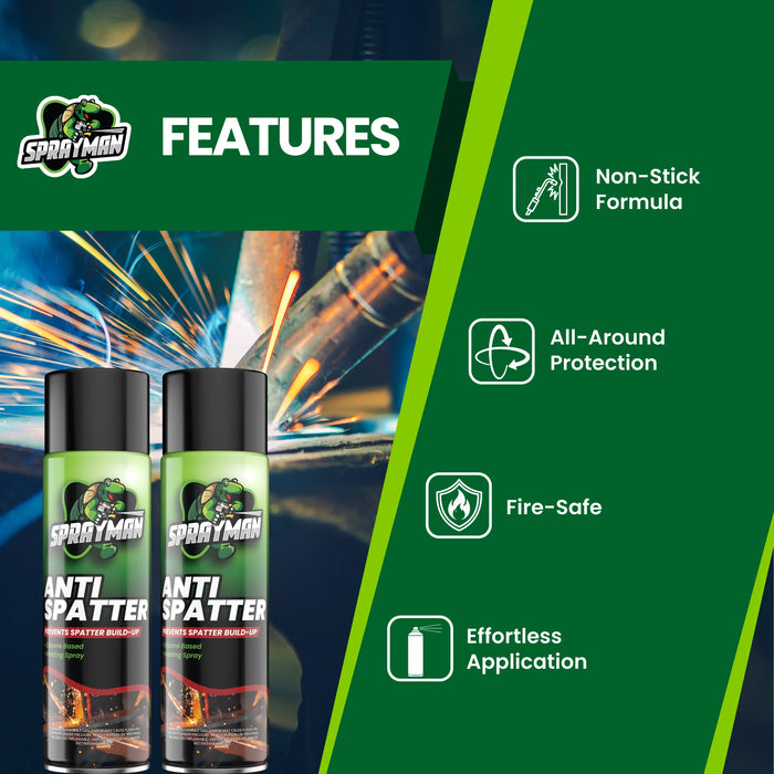 Sprayman Anti Spatter Spray, 12.3 fl oz