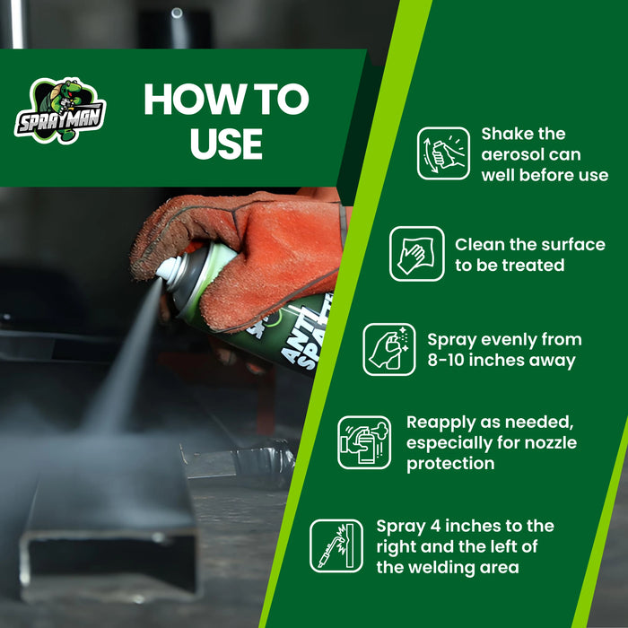 Sprayman Anti Spatter Spray, 12.3 fl oz