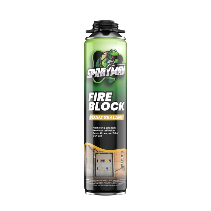 Sprayman Pro Fire Block Foam – Gun Foam, Orange, 20 oz