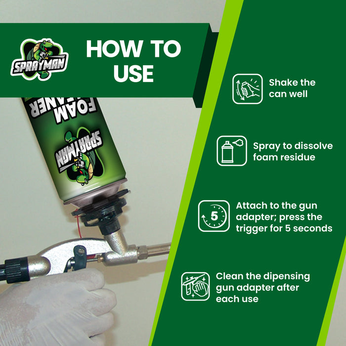 Sprayman Foam Cleaner - "Foam Gun" Cleaner