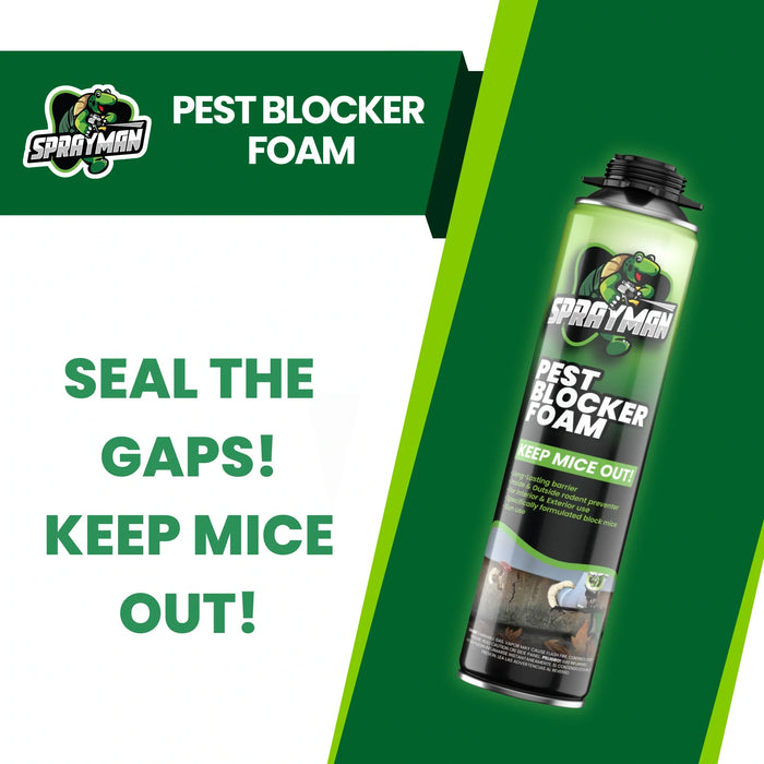 Sprayman Pro Pest Blocker Foam – Gun Foam, 24 oz