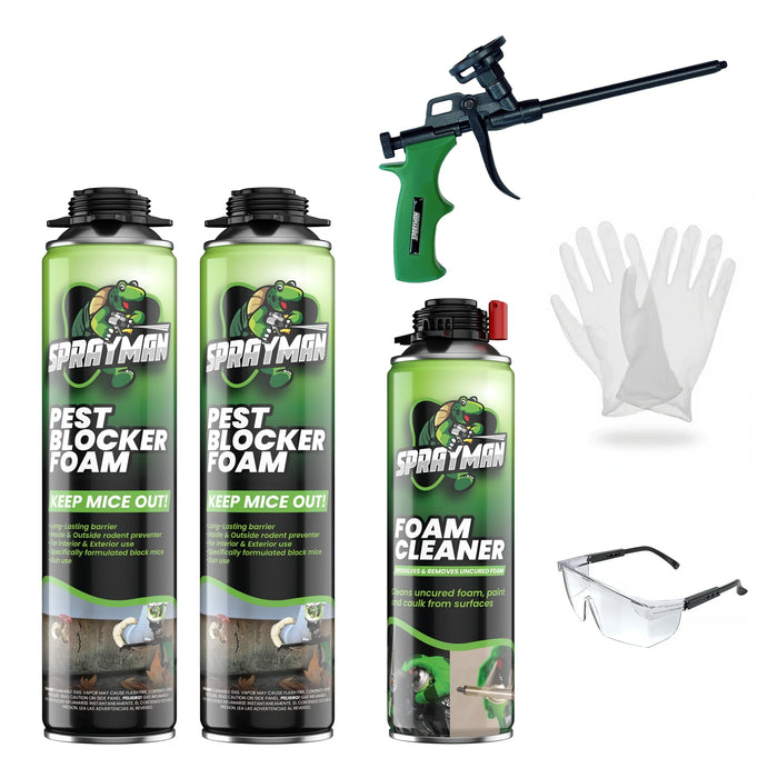 Sprayman Pro Pest Blocker Foam – Gun Foam, 24 oz